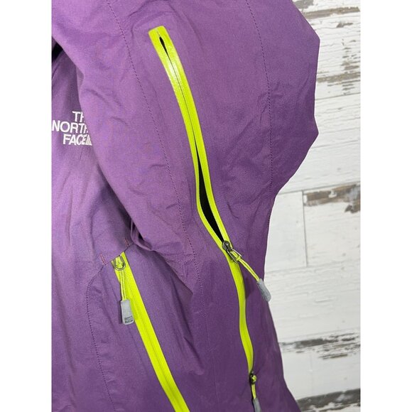 NORTH FACE Summit Series Hyvent Alpha Women's Hooded Jacket Purple Sz M EUC - Picture 7 of 10